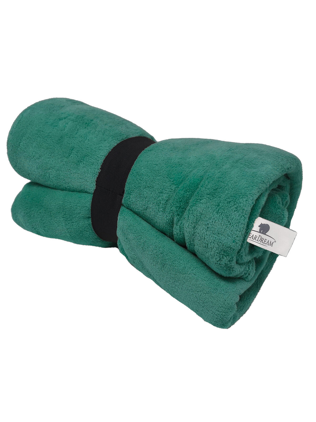 Coral Fleece Blanket 130x170 Herren Handtuch – Bear Dream – Farbe rustical green – individuell veredelbar