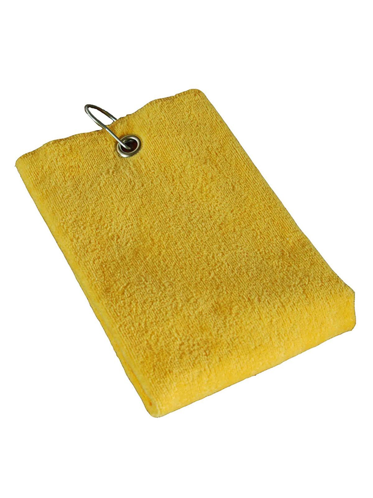 Golf Towel 45x45 Handtuch – Bear Dream – Farbe Gelb – individuell veredelbar