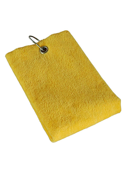 Golf Towel 45x45 Handtuch – Bear Dream – Farbe Gelb – individuell veredelbar