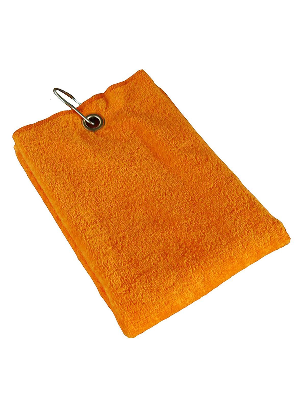 Golf Towel 45x45 Handtuch – Bear Dream – Farbe Orange – individuell veredelbar