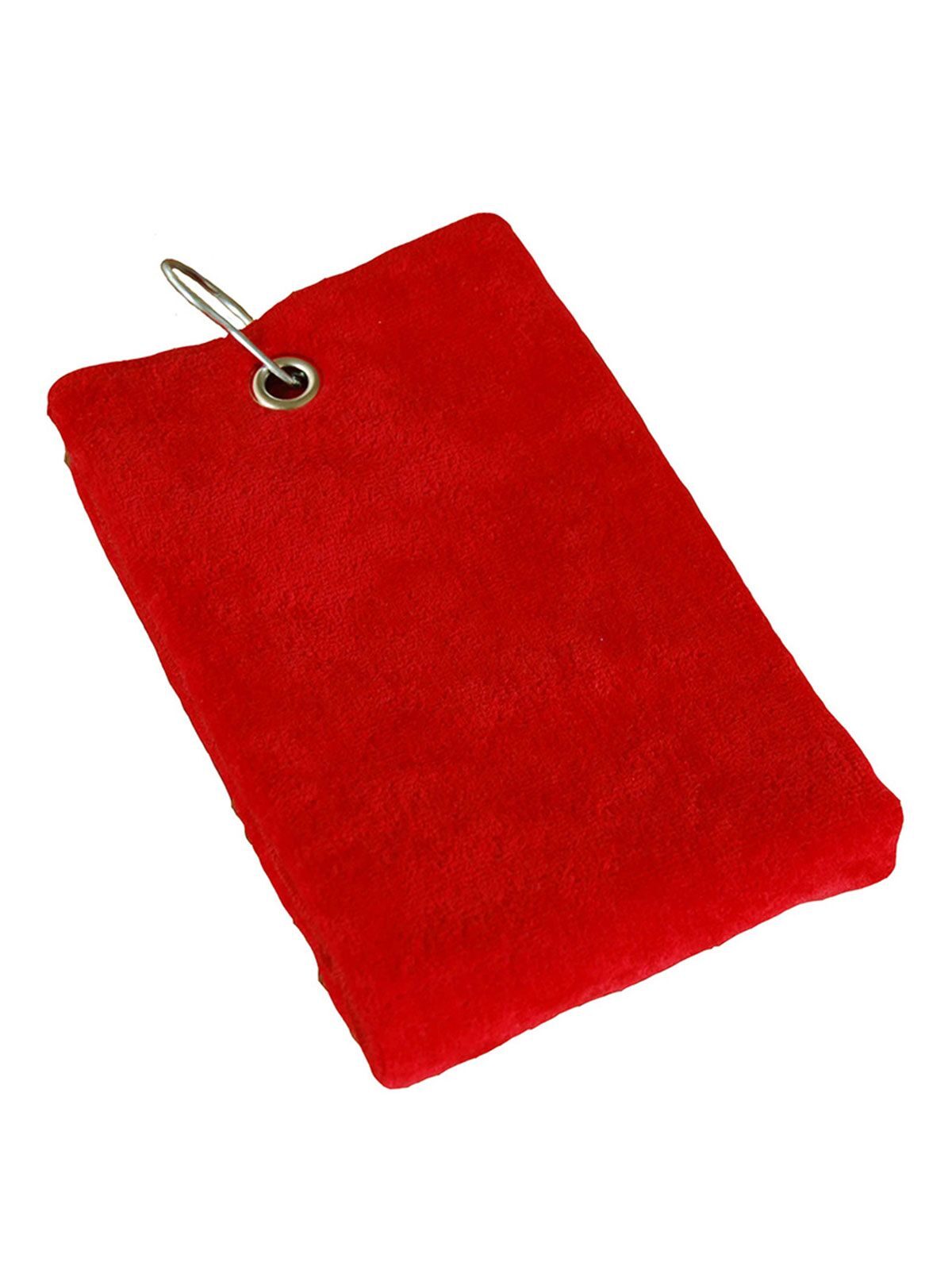 Golf Towel 45x45 Handtuch – Bear Dream – Farbe Rot – individuell veredelbar