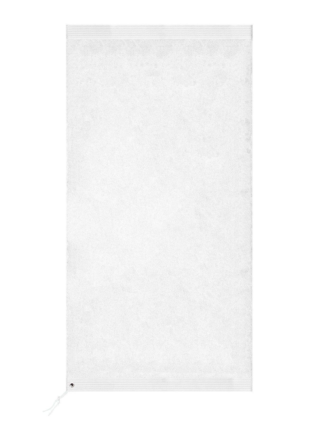 Premium Sport Towel 100X150 Herren Handtuch – Bear Dream – Farbe Weiß – individuell veredelbar