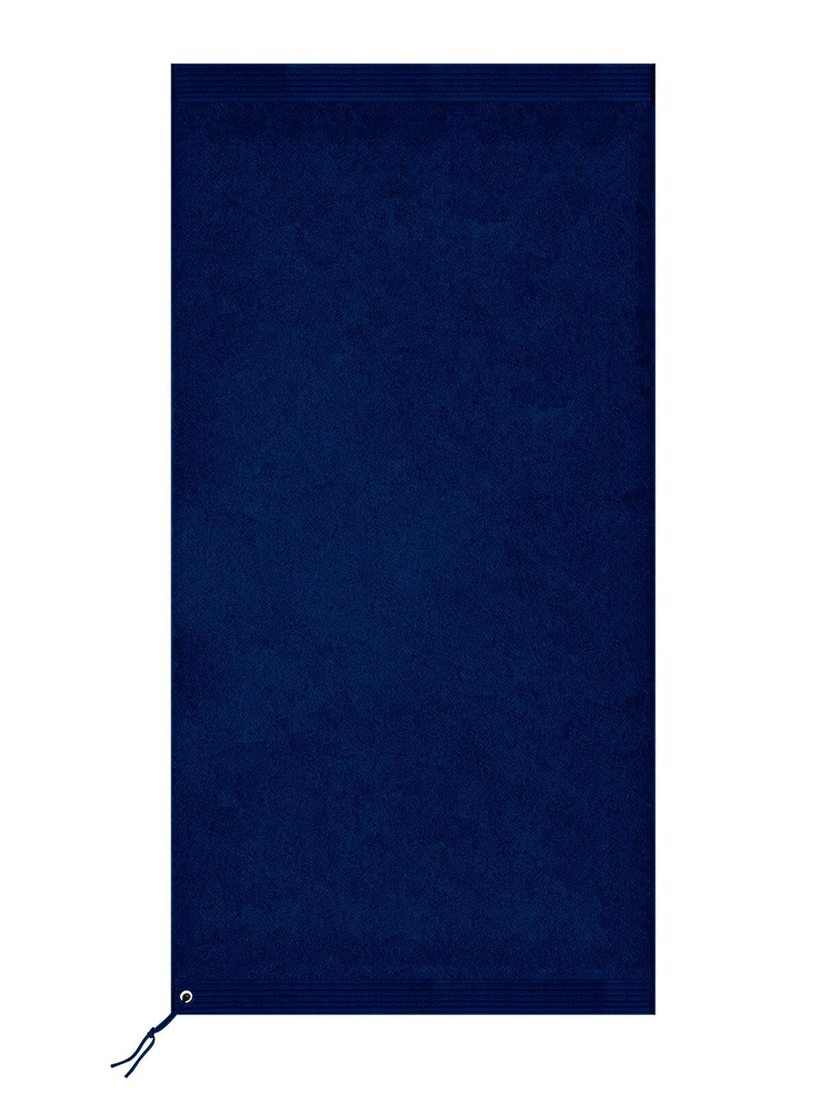 Premium Sport Towel 100X150 Herren Handtuch – Bear Dream – Farbe Navy – individuell veredelbar