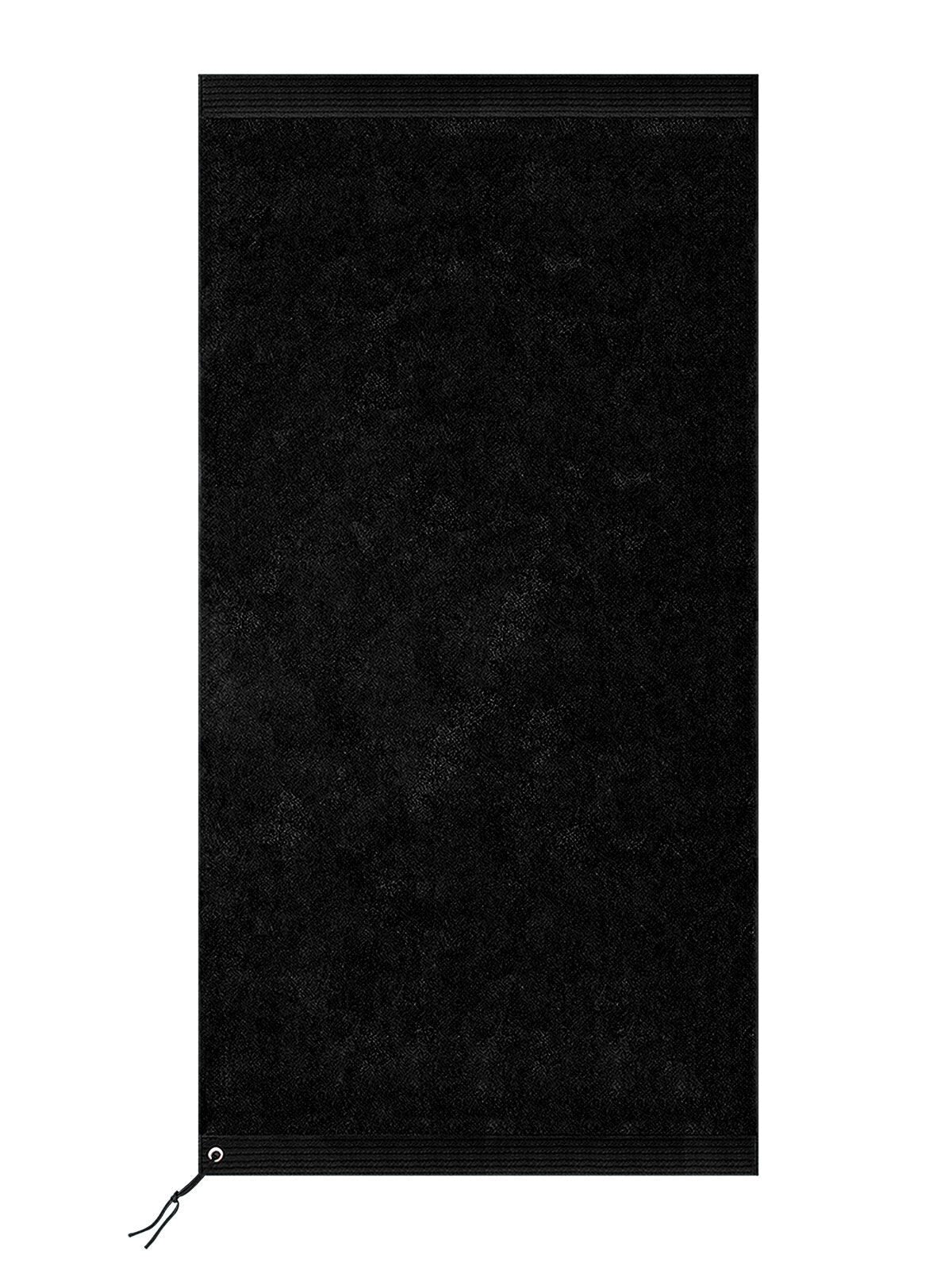 Premium Sport Towel 100X150 Herren Handtuch – Bear Dream – Farbe Schwarz – individuell veredelbar