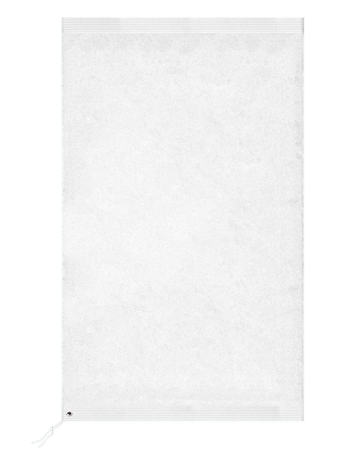 Premium Sport Towel 30X50 Herren Handtuch – Bear Dream – Farbe Weiß – individuell veredelbar