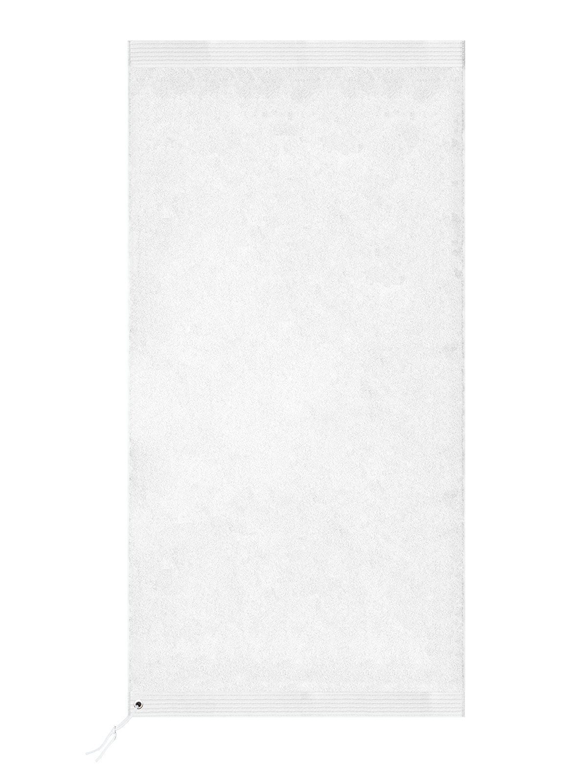 Premium Sport Towel 50X100 Herren Handtuch – Bear Dream – Farbe Weiß – individuell veredelbar