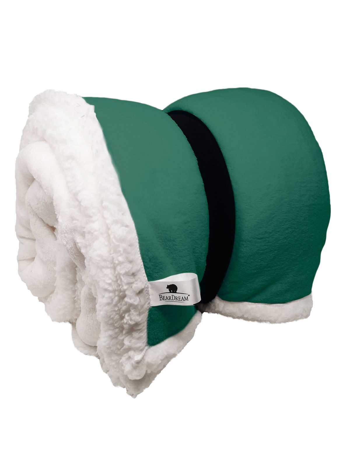 Sherpa Blanket 130x170 Herren Handtuch – Bear Dream – Farbe rustical green – individuell veredelbar