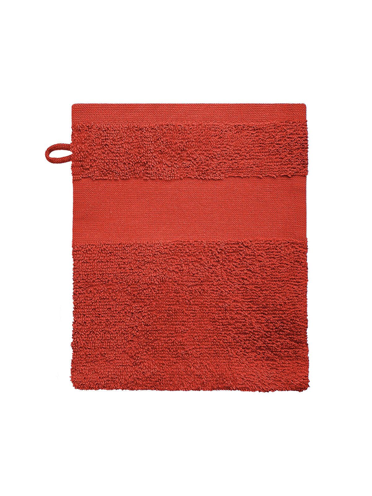Economy wash glove towel Herren Handtuch – Bear Dream – Farbe poppy red – individuell veredelbar