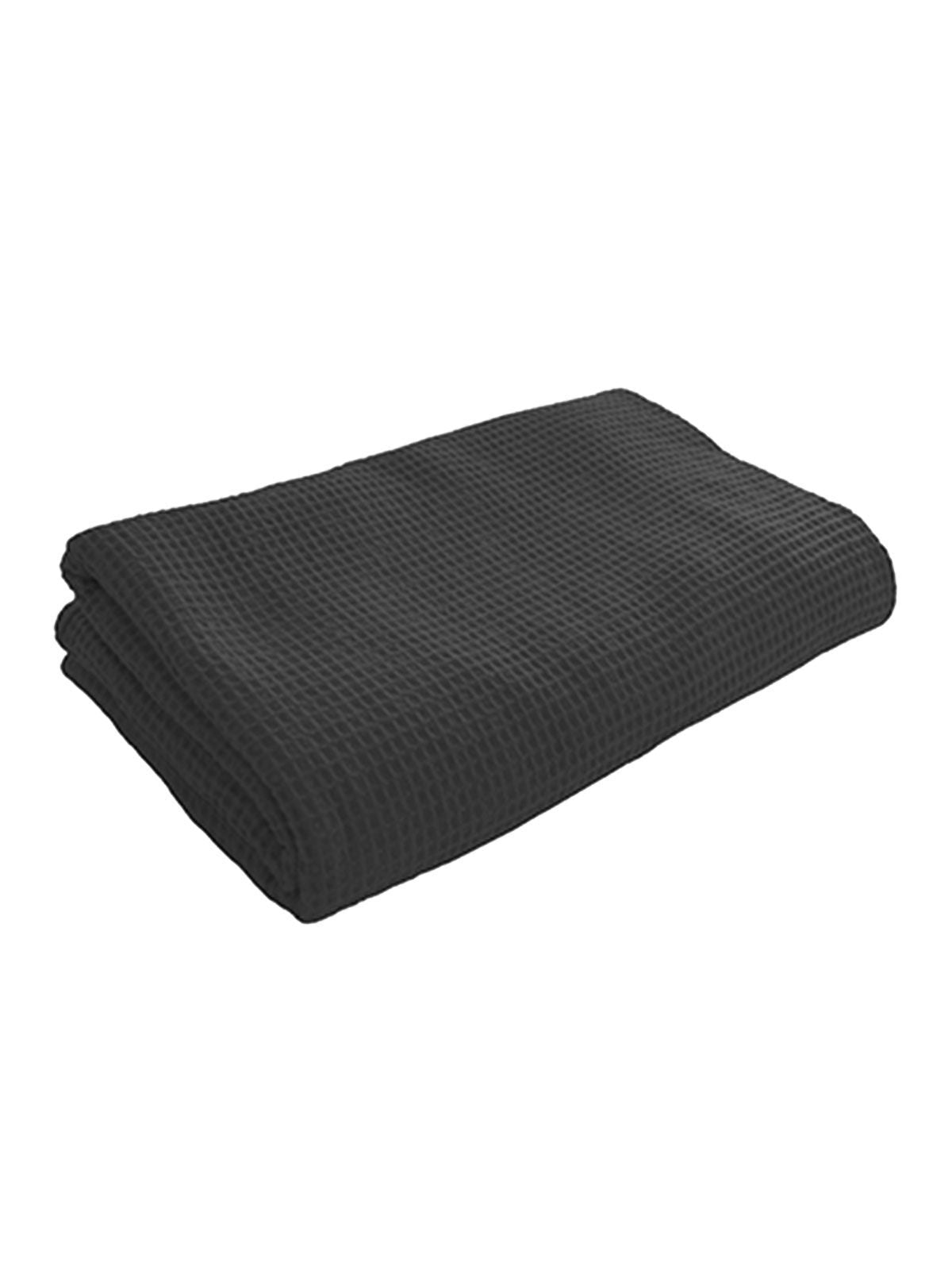 Waffle Cotton Blanket 150x200 Herren Handtuch – Bear Dream – Farbe Anthrazit – individuell veredelbar
