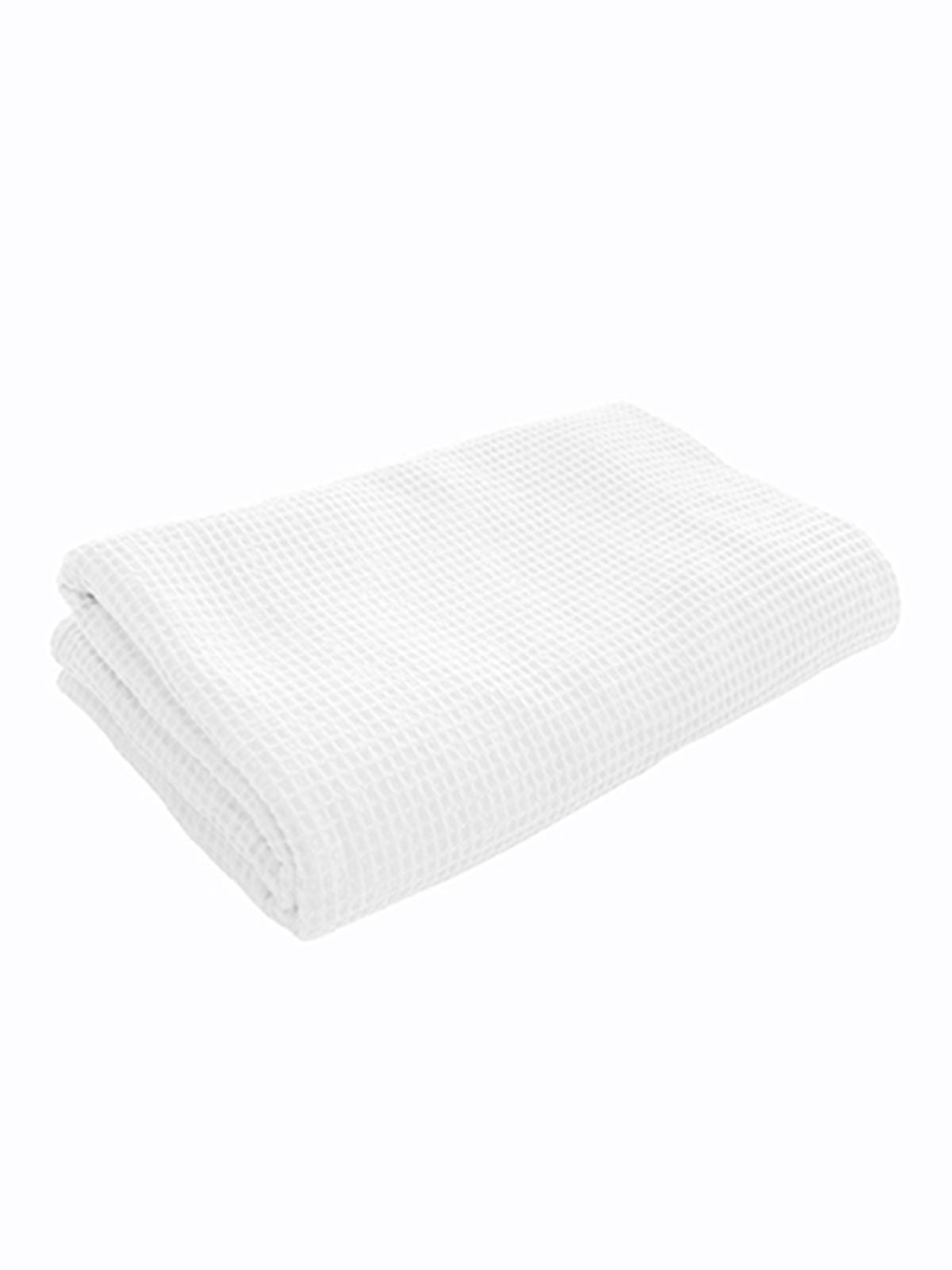Waffle Sauna Kilt Man Herren Handtuch – Bear Dream – Farbe Weiß – individuell veredelbar