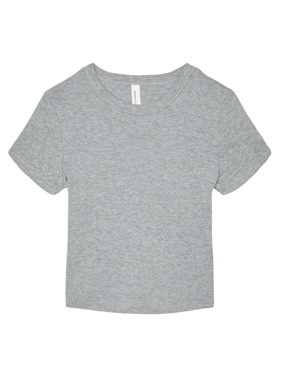 T-shirt Donna Micro Rib Baby Tee – Bella+Canvas