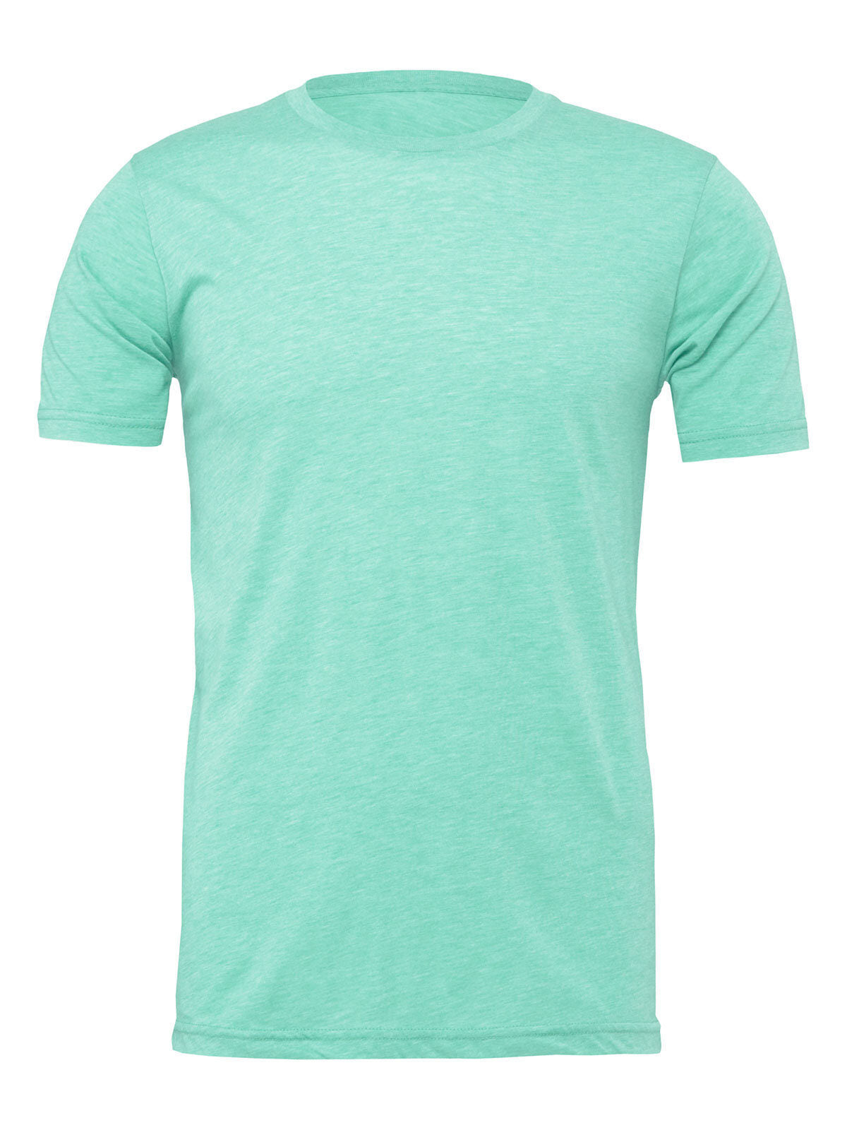 Jersey Short Sleeve Tee Unisex T-Shirt – Bella+Canvas – Farbe Heather Mint – individuell veredelbar