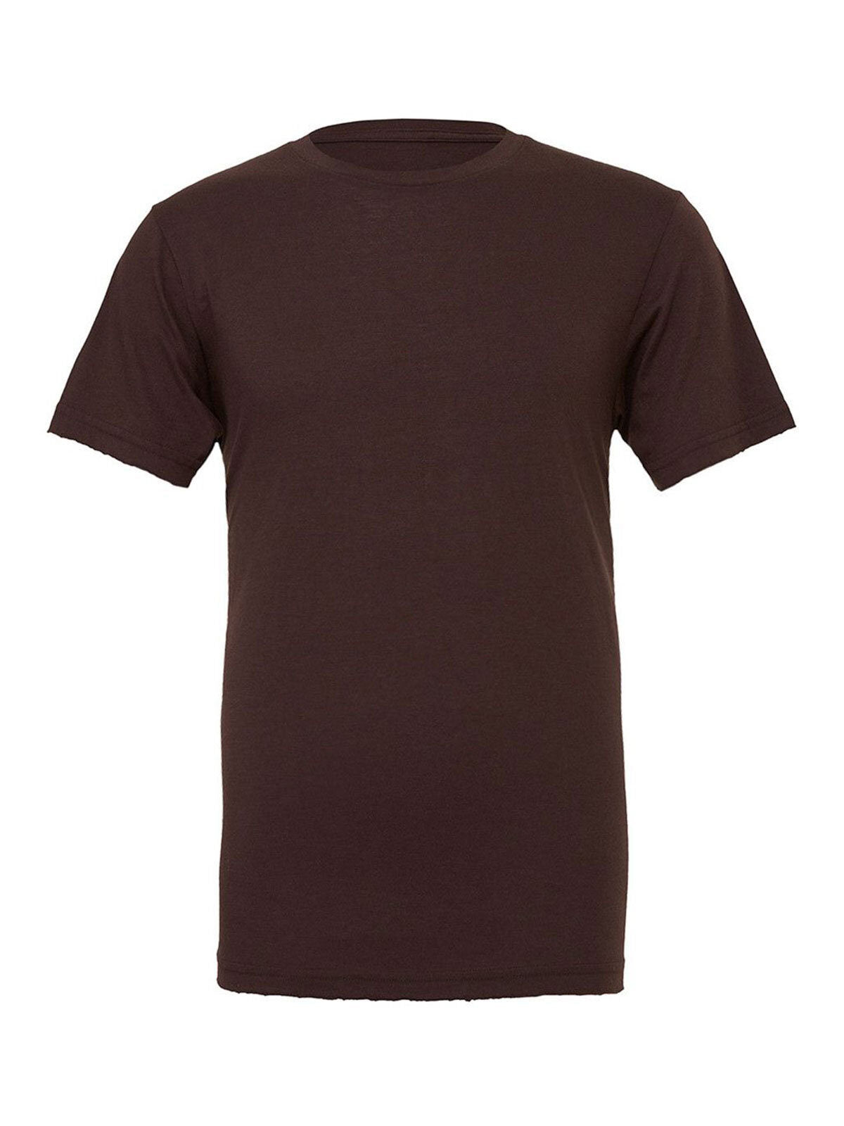 maniche corte Unisex T-Shirt – Bella+Canvas – Farbe Braun – individuell veredelbar