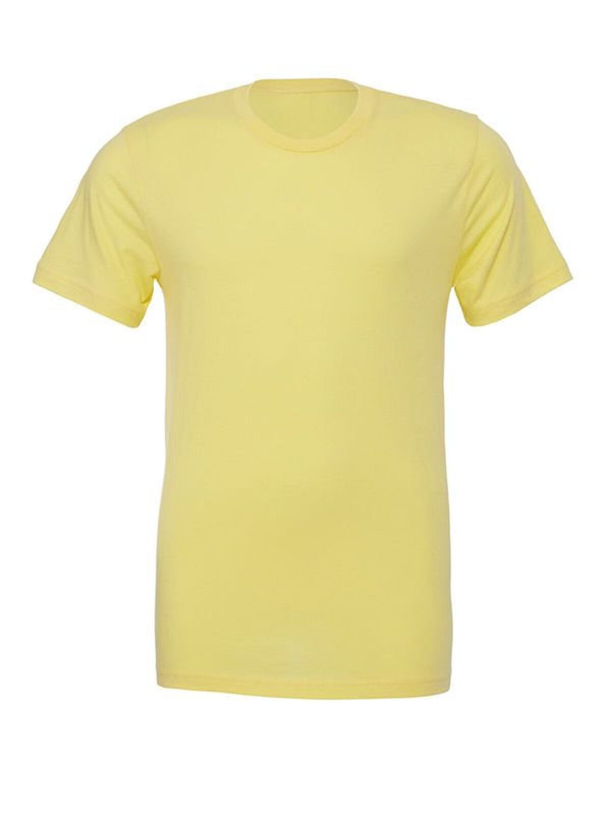 maniche corte Unisex T-Shirt – Bella+Canvas – Farbe Gelb – individuell veredelbar