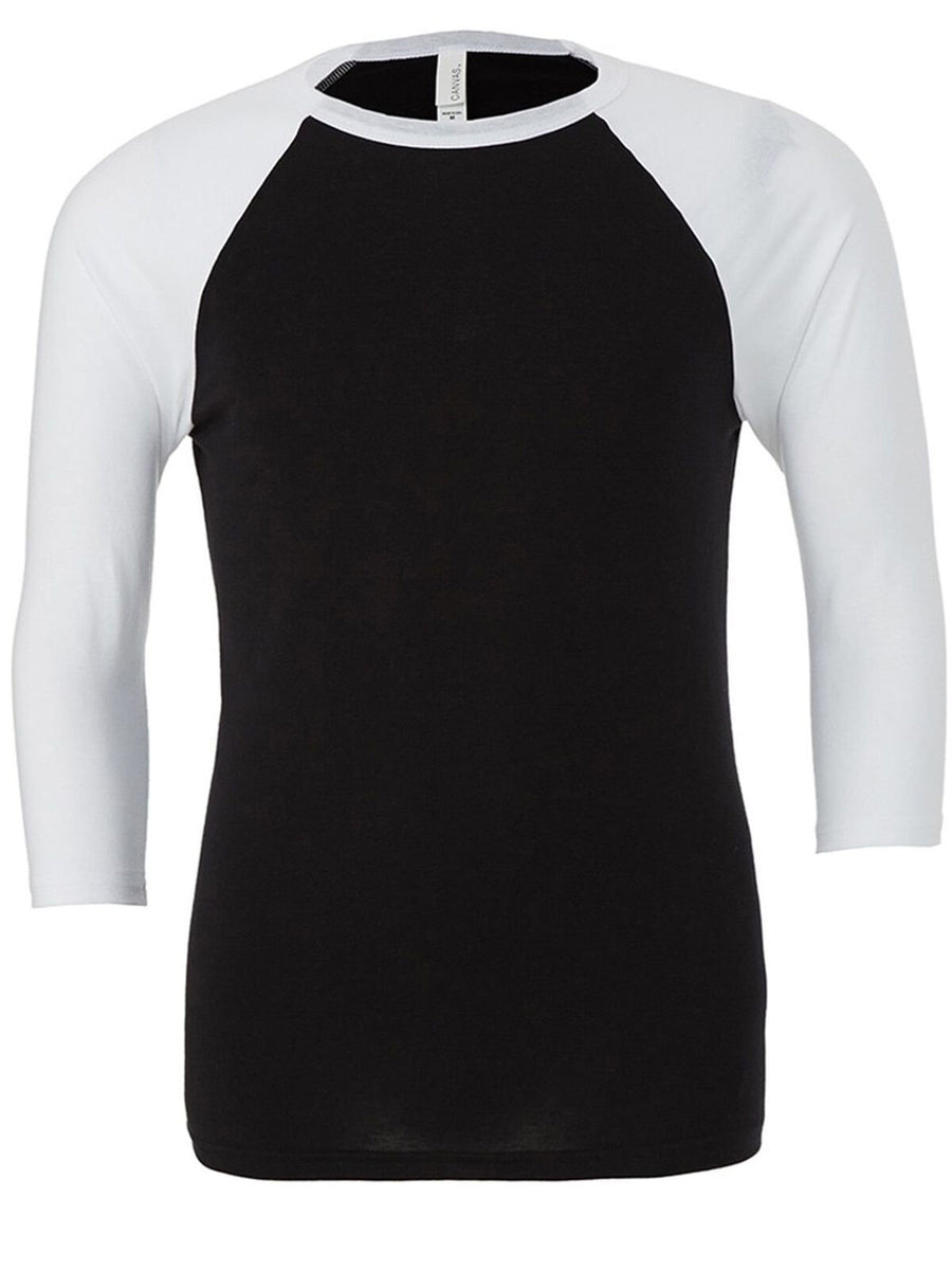 3/4 Sleeve Baseball Tee Unisex T-Shirt – Bella+Canvas