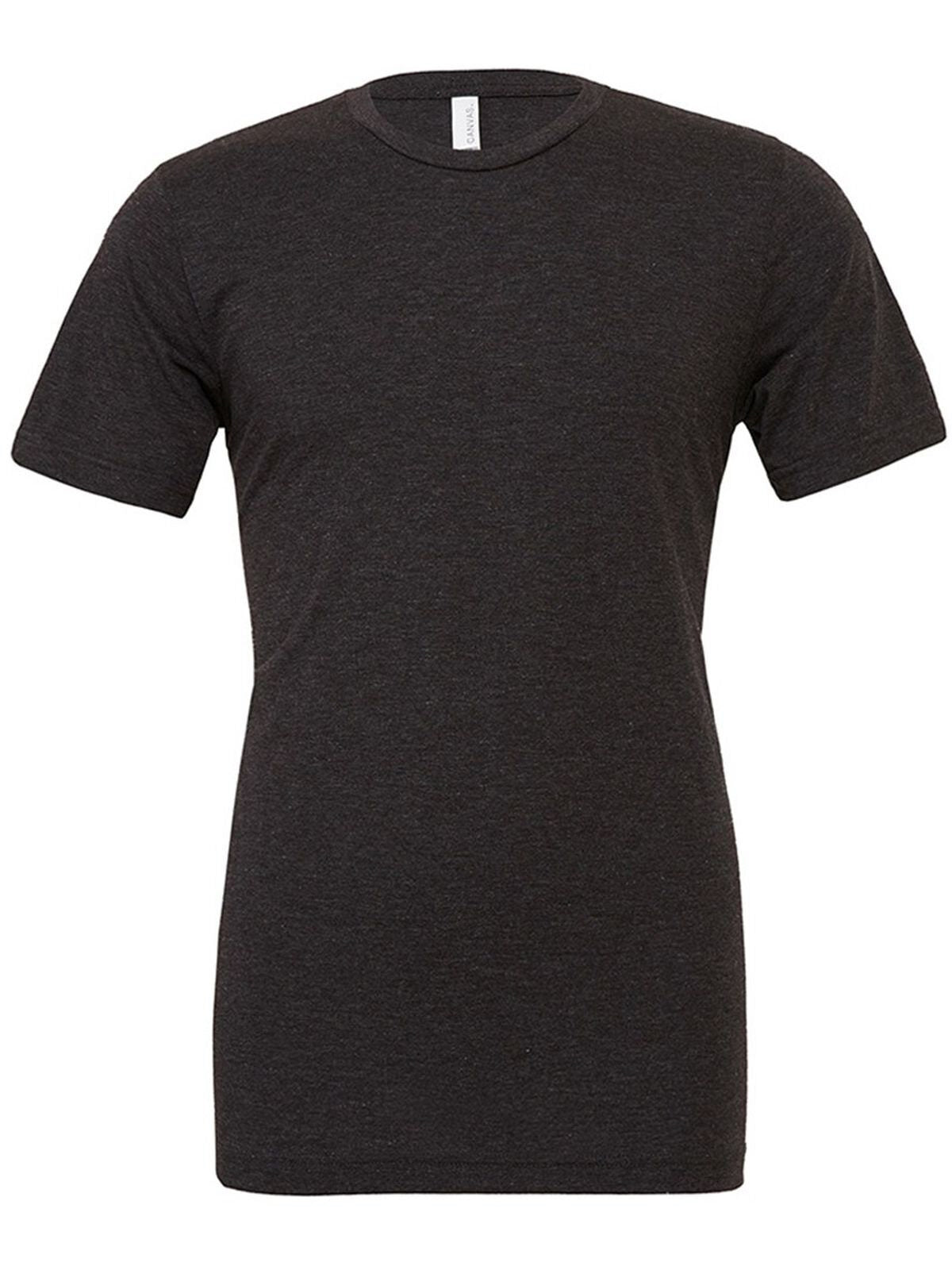 Triblend S/S Tee Unisex T-Shirt – Bella+Canvas – Farbe Charcoal Black Triblend – individuell veredelbar