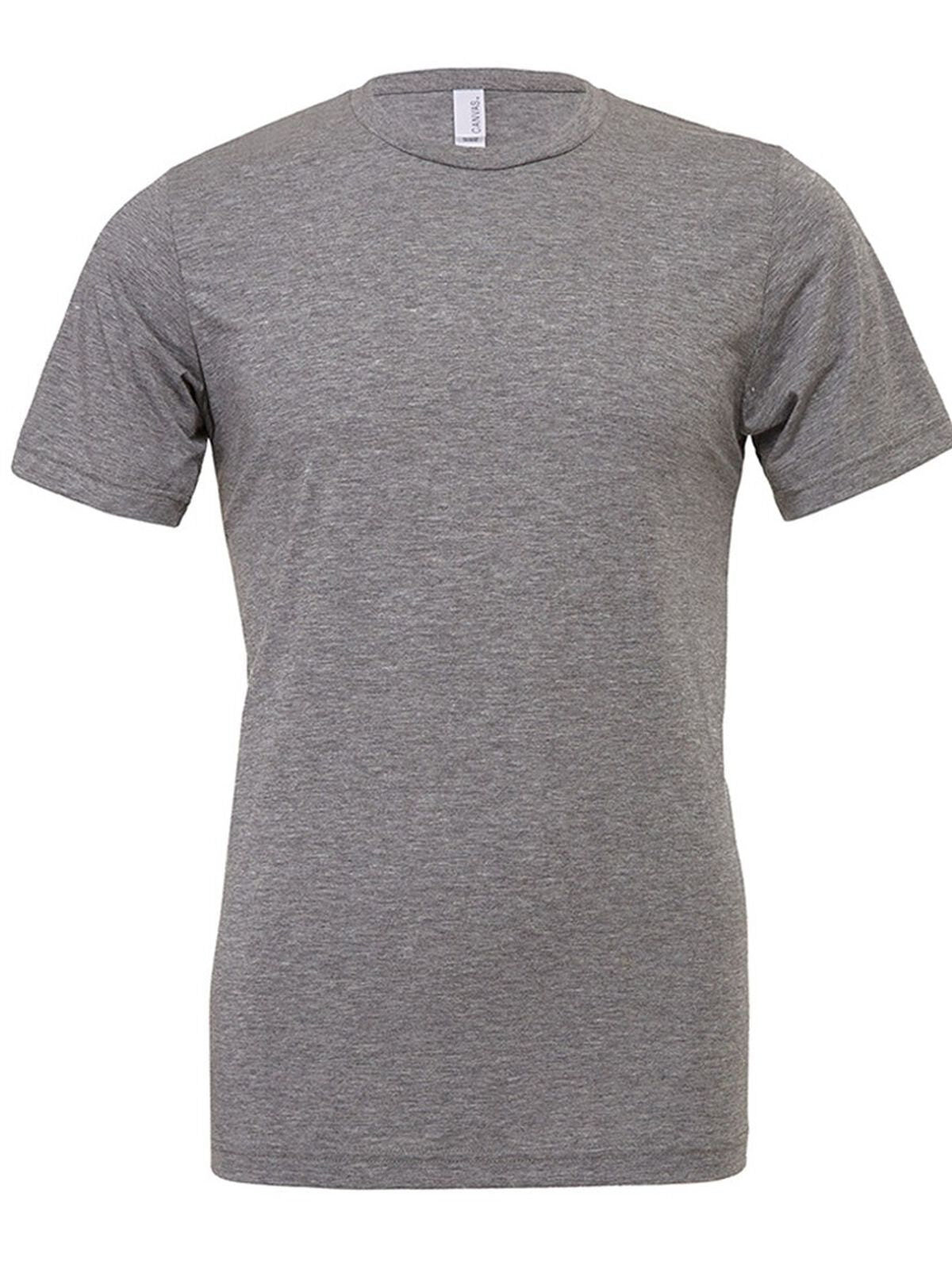 Triblend S/S Tee Unisex T-Shirt – Bella+Canvas – Farbe Grey Triblend – individuell veredelbar