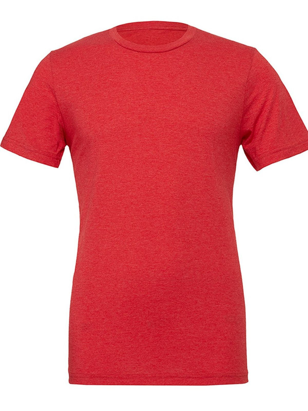 Triblend S/S Tee Unisex T-Shirt – Bella+Canvas – Farbe Red Triblend – individuell veredelbar