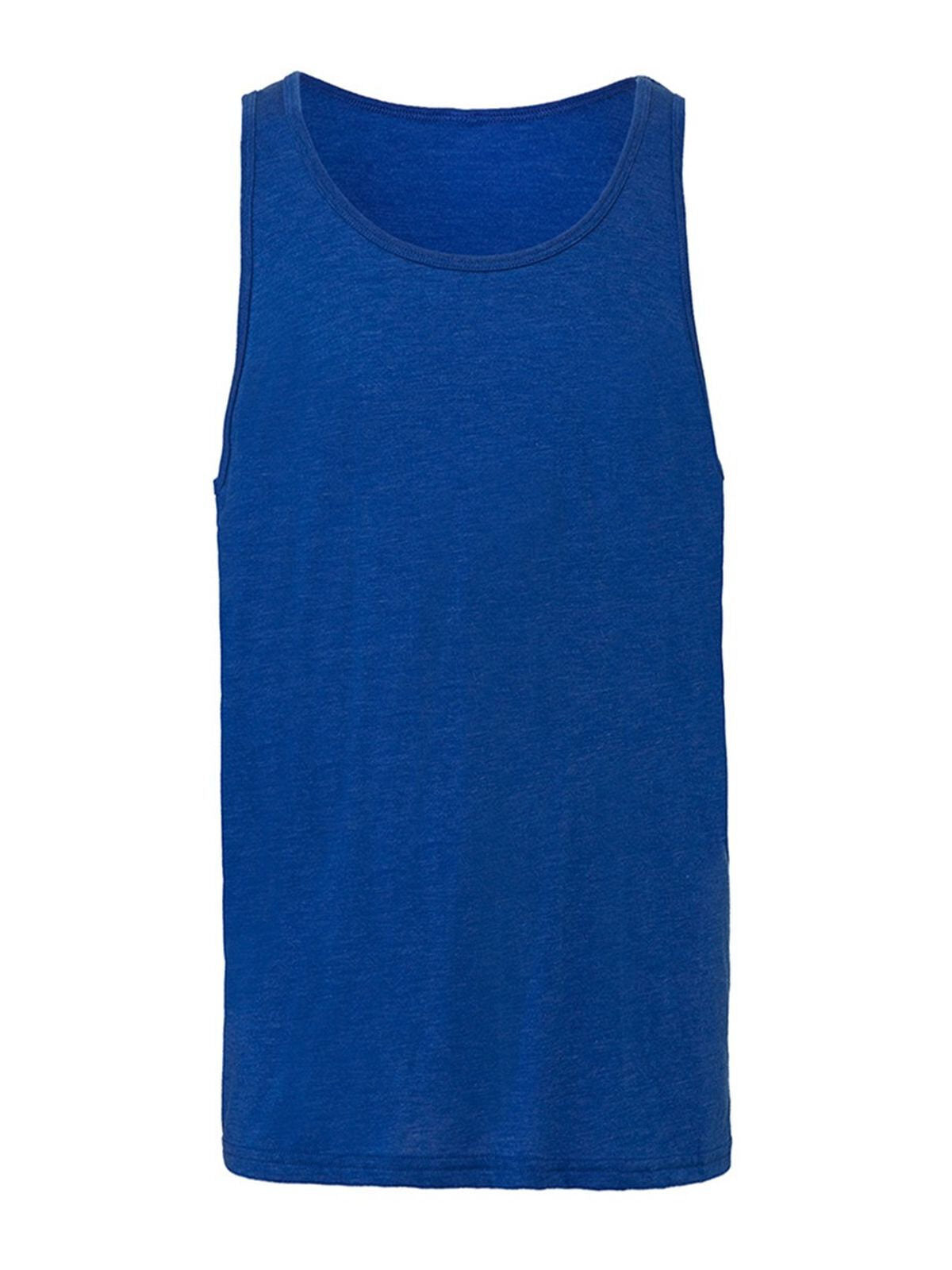 Jersey Tank Unisex T-Shirt – Bella+Canvas – Farbe True Royal – individuell veredelbar