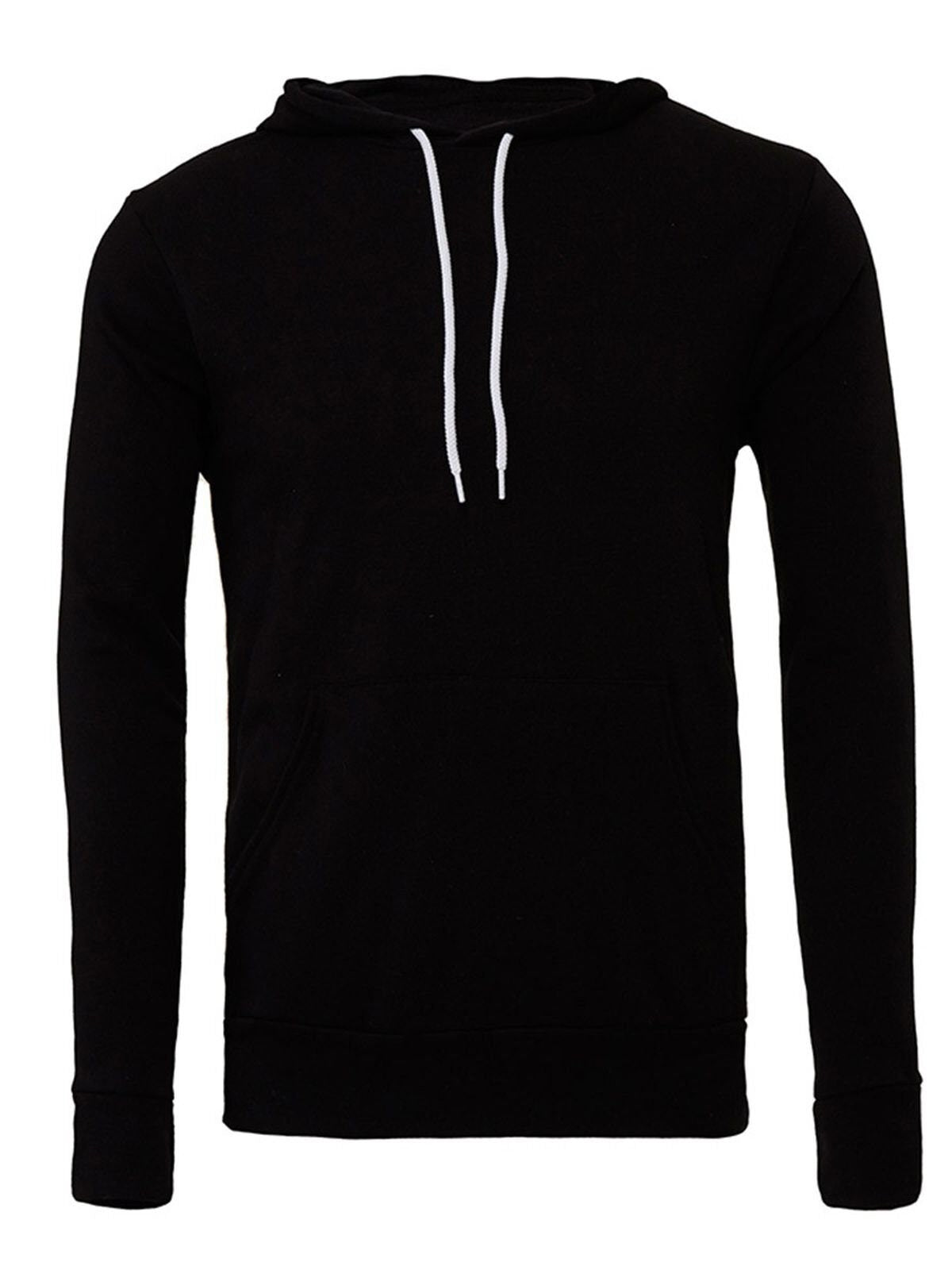 Unisex Sponge Fleece Pullover Hoodie Herren Sweatshirt / Hoodie – Bella+Canvas – Farbe Schwarz – individuell veredelbar