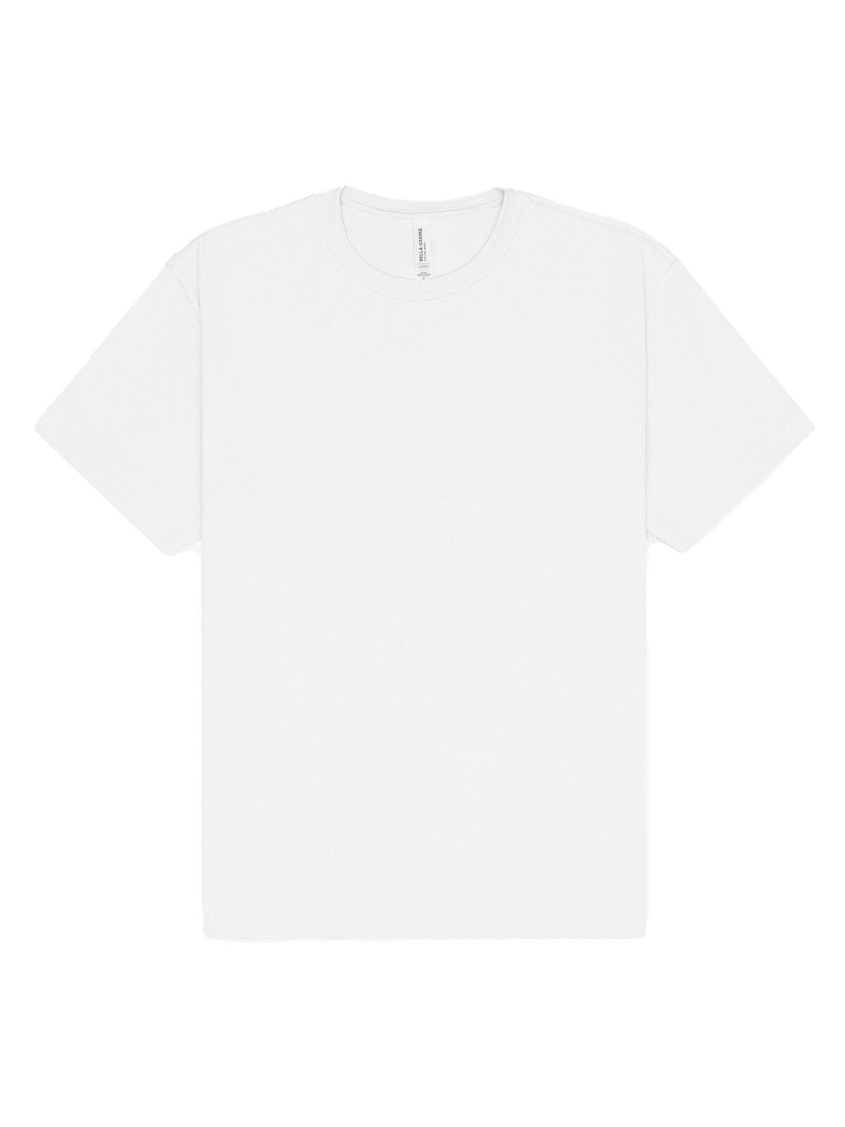 Short Sleeve Heavy Tee Unisex T-Shirt – Bella+Canvas – Farbe Weiß – individuell veredelbar