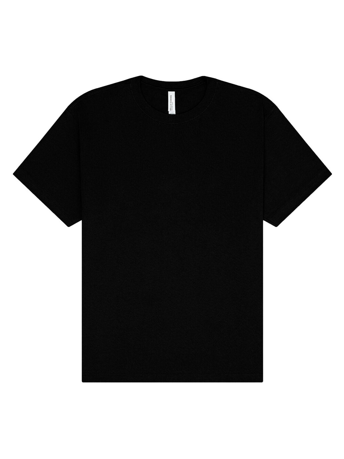 Short Sleeve Heavy Tee Unisex T-Shirt – Bella+Canvas – Farbe Schwarz – individuell veredelbar