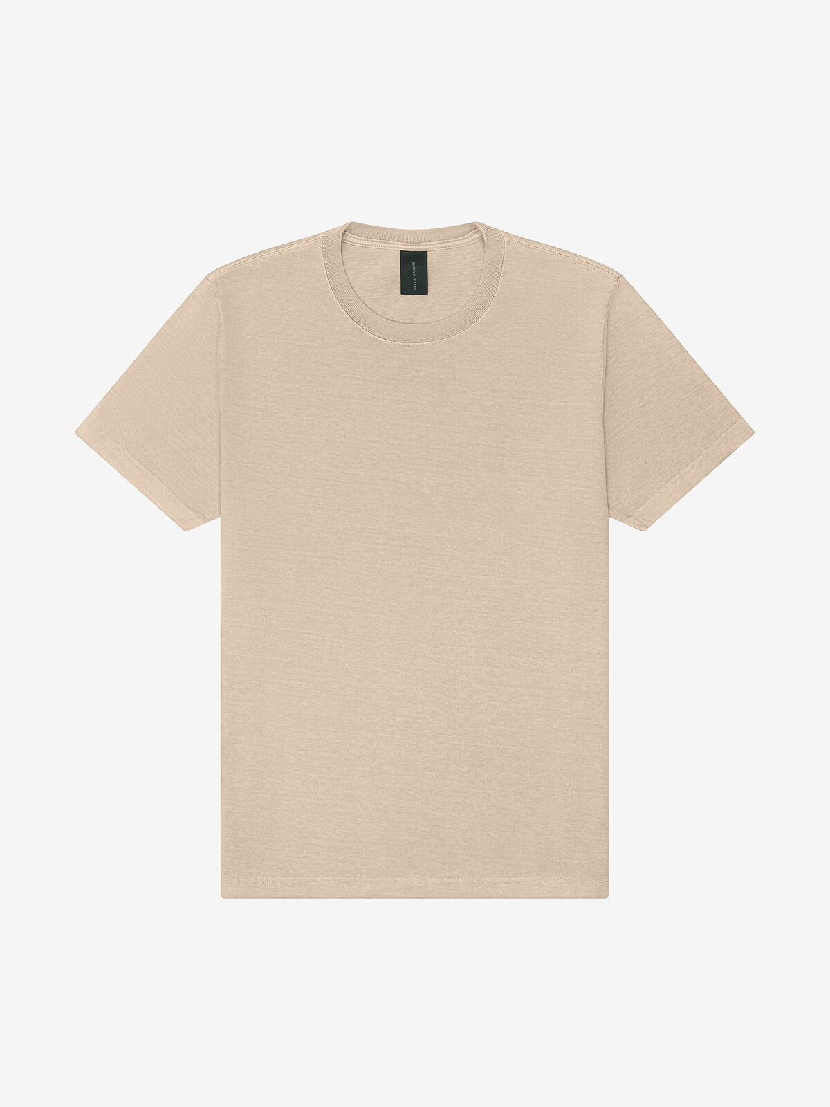 Unisex heavyweight washed tee Herren T-Shirt – Bella+Canvas – Farbe Khaki – individuell veredelbar