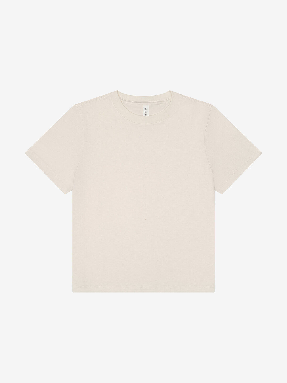 heavy boxy tee Damen T-Shirt – Bella+Canvas – Farbe vintage white – individuell veredelbar