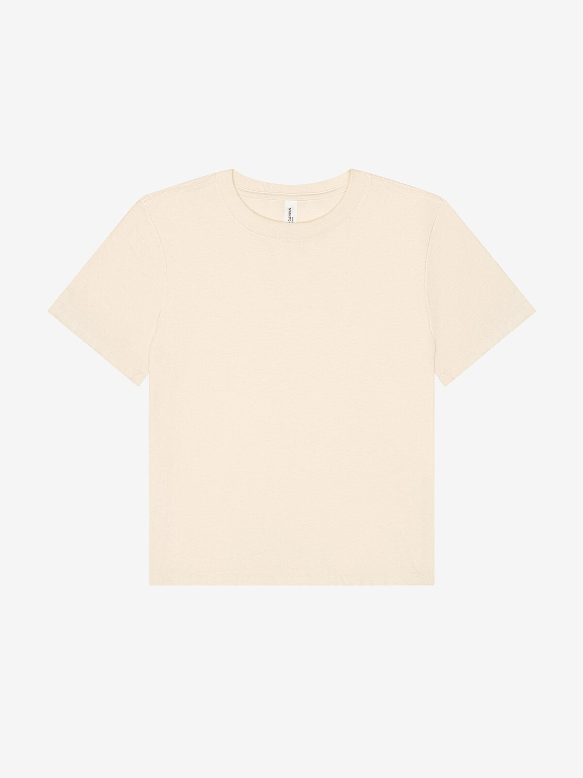 heavy boxy tee Damen T-Shirt – Bella+Canvas – Farbe Natur – individuell veredelbar