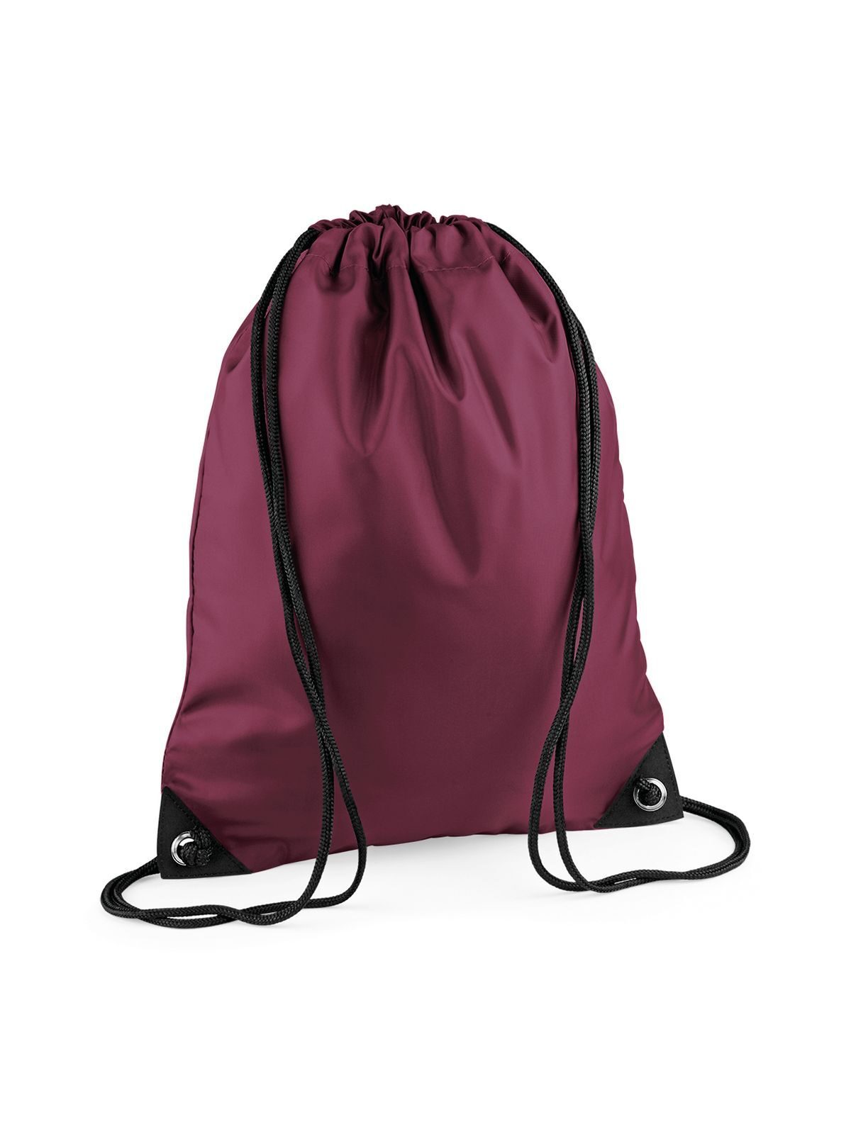Premium Gymsac Tasche / Rucksack – Bag Base – Farbe Burgundy – individuell veredelbar