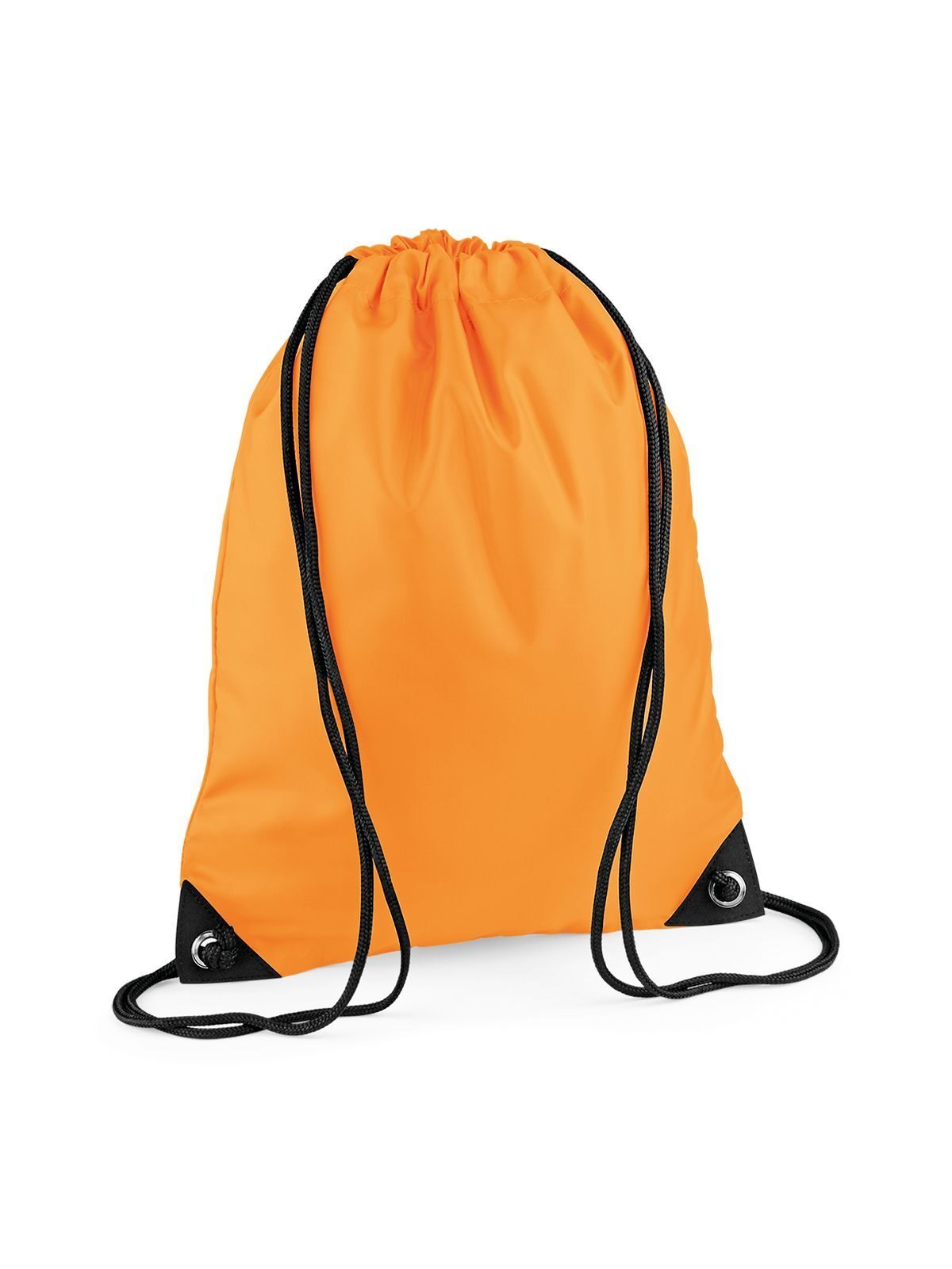 Premium Gymsac Tasche / Rucksack – Bag Base – Farbe fluorescent Orange – individuell veredelbar