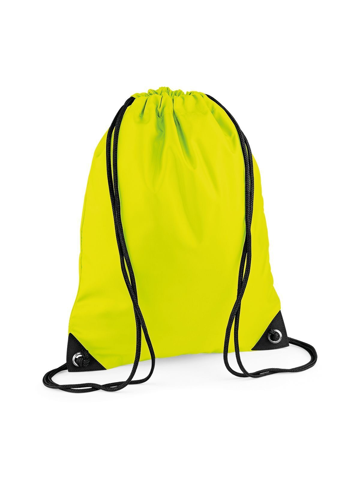 Premium Gymsac Tasche / Rucksack – Bag Base – Farbe fluorescent Yellow – individuell veredelbar