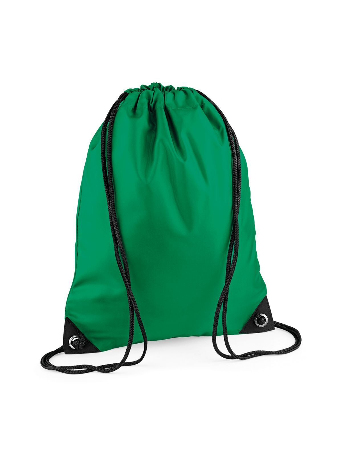 Premium Gymsac Tasche / Rucksack – Bag Base – Farbe Kellygrün – individuell veredelbar