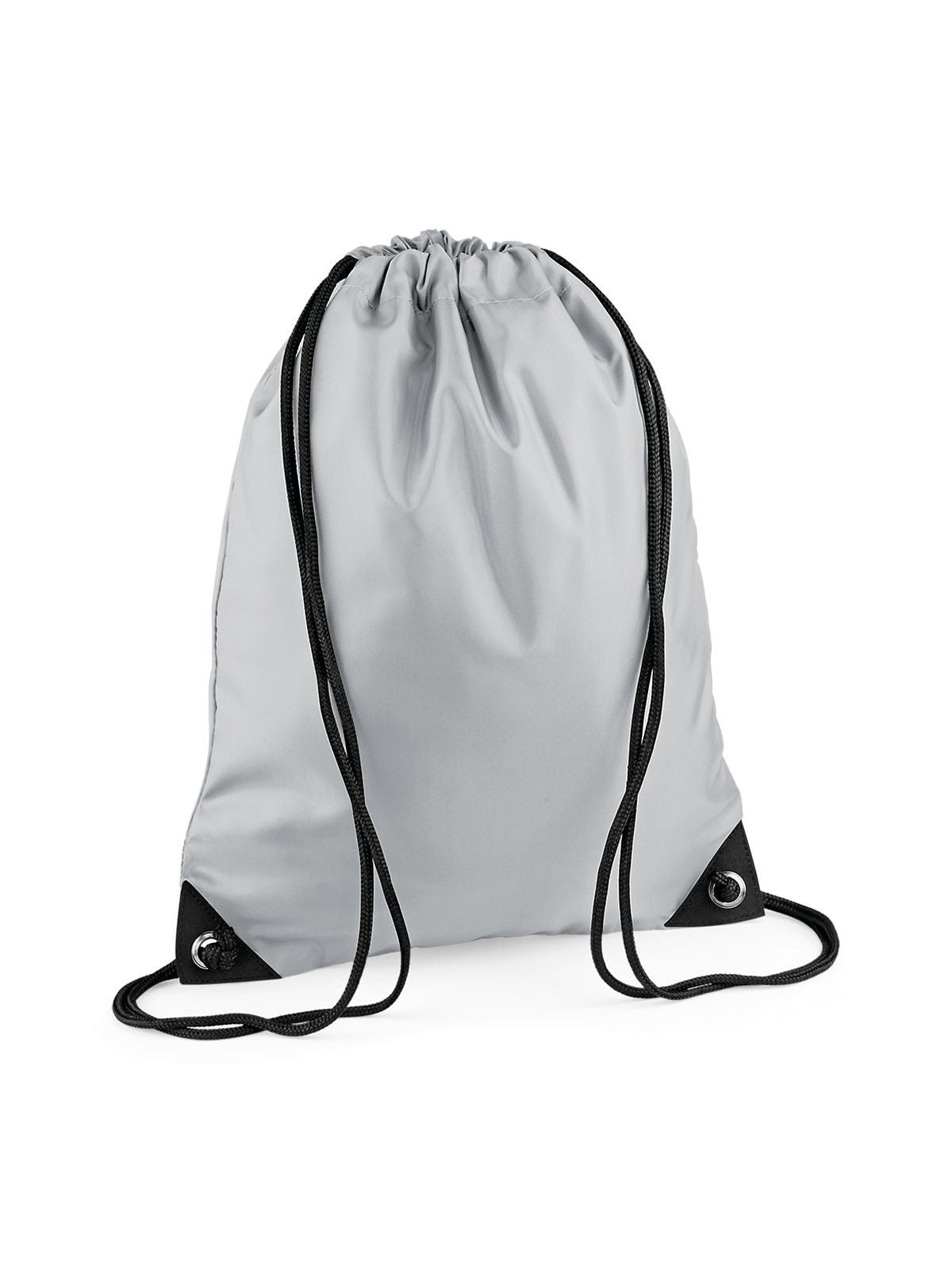 Premium Gymsac Tasche / Rucksack – Bag Base – Farbe Hellgrau – individuell veredelbar