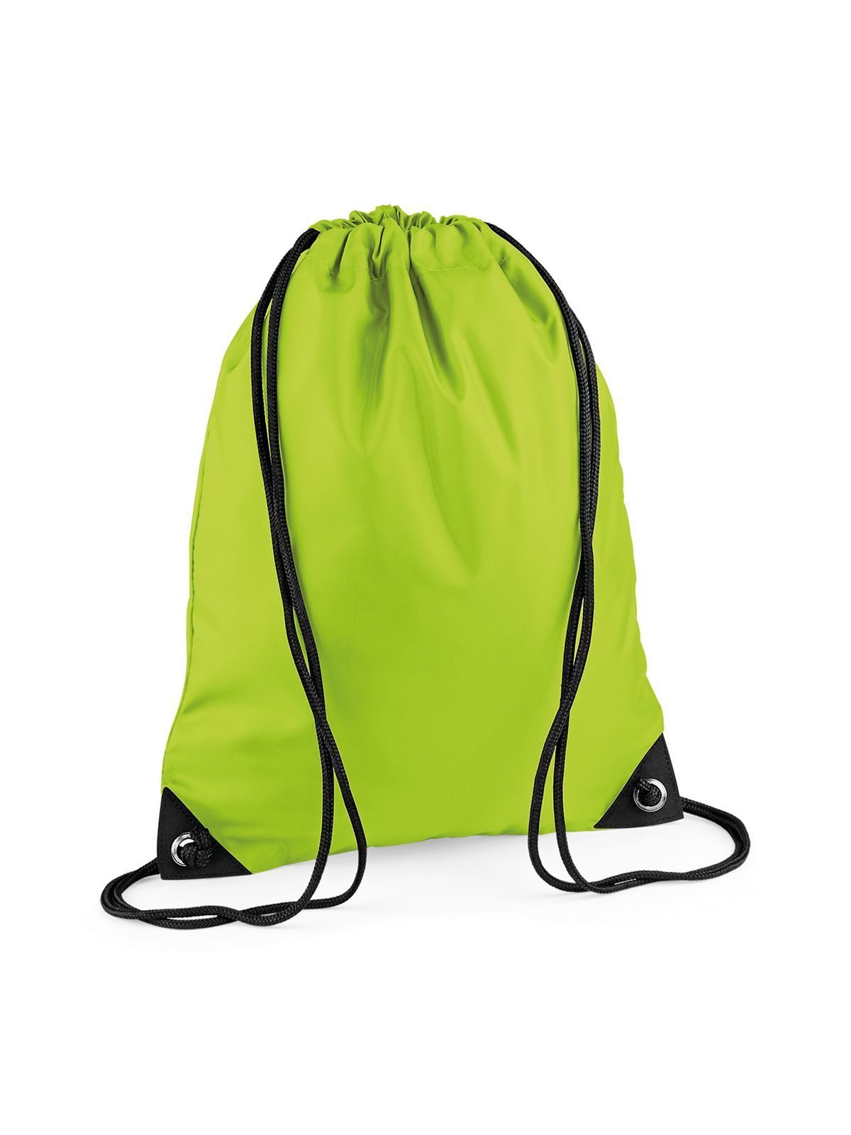 Premium Gymsac Tasche / Rucksack – Bag Base – Farbe lime green – individuell veredelbar