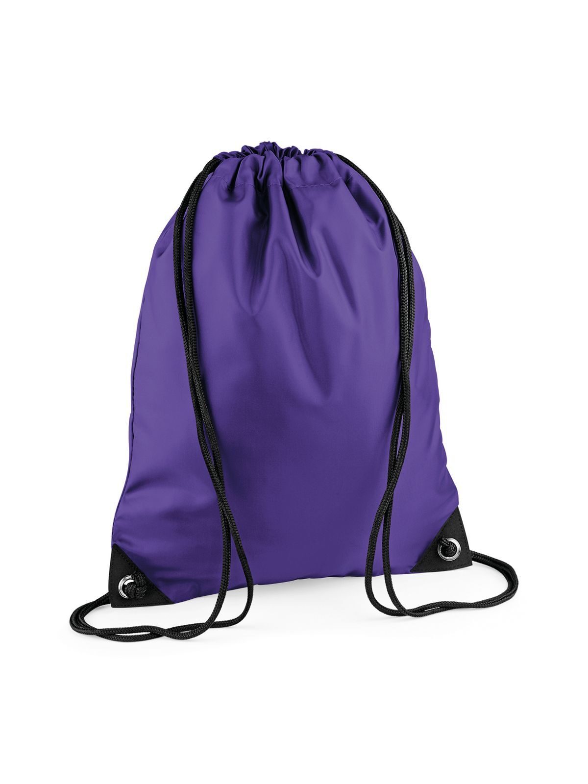 Premium Gymsac Tasche / Rucksack – Bag Base – Farbe Lila – individuell veredelbar