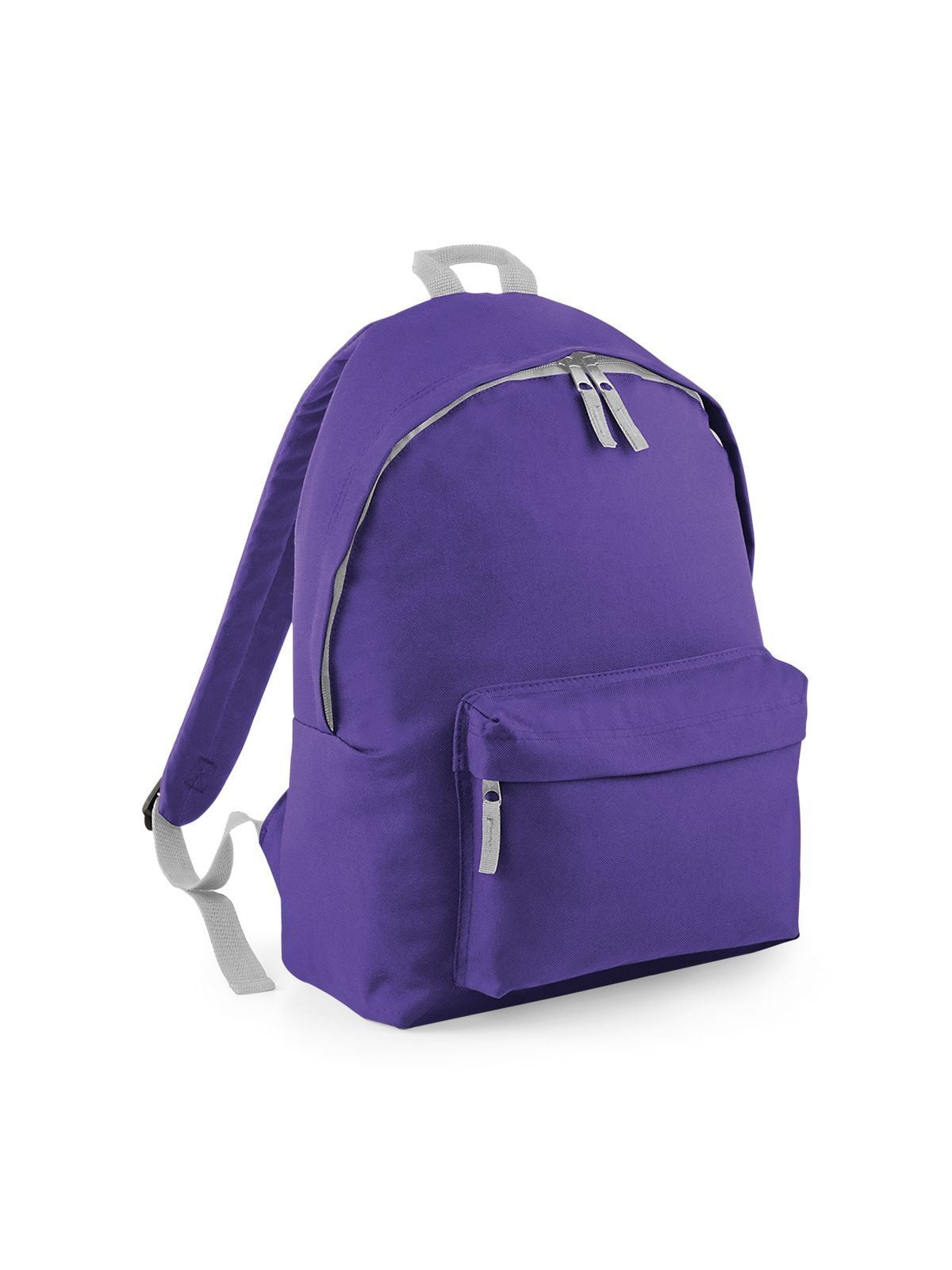 Junior Fashion Backpack Kinder Tasche / Rucksack – Bag Base – Farbe purple/light grey – individuell veredelbar