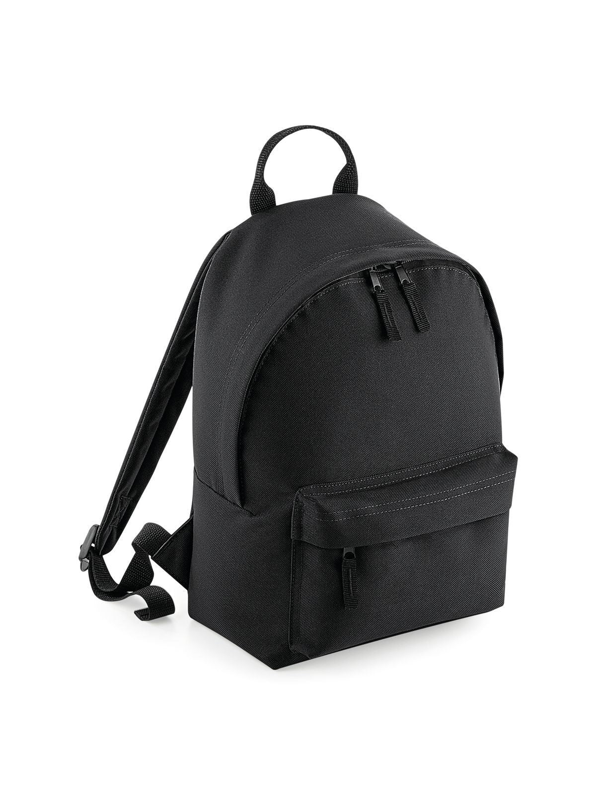 Mini Fashion Backpack Herren Tasche / Rucksack – Bag Base – Farbe black/black – individuell veredelbar