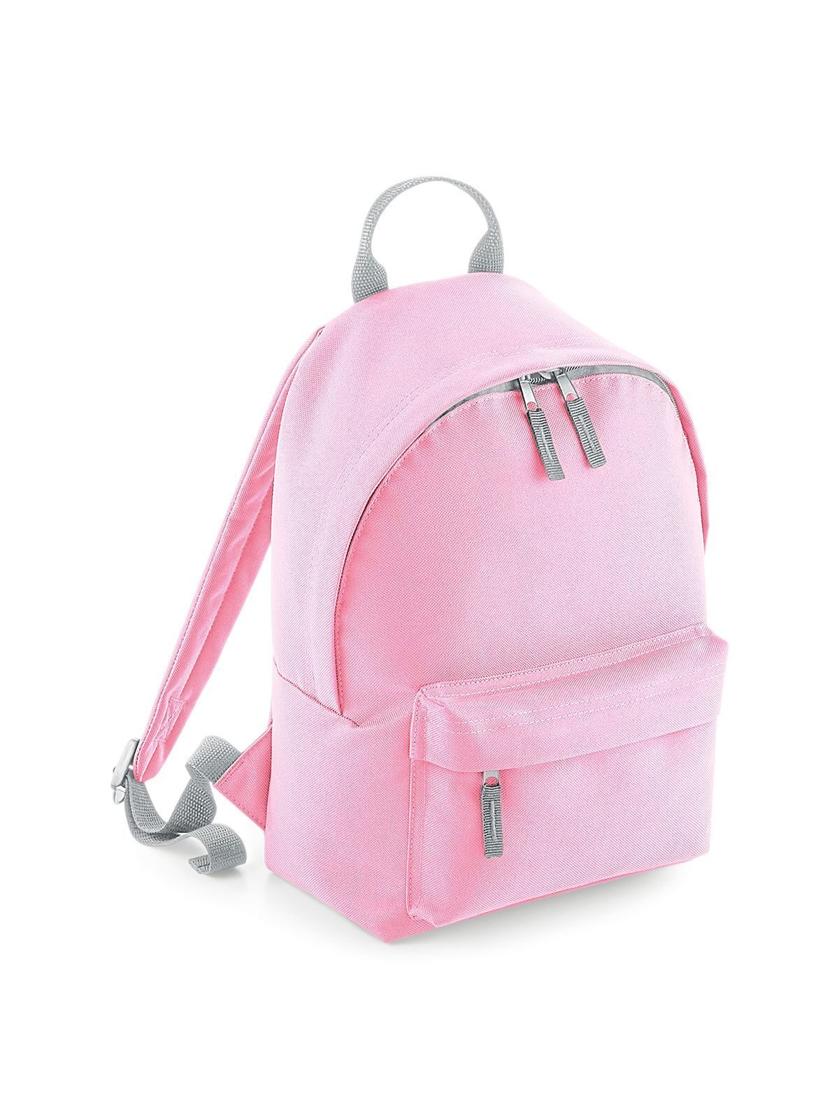 Mini Fashion Backpack Herren Tasche / Rucksack – Bag Base – Farbe classic pink/light grey – individuell veredelbar