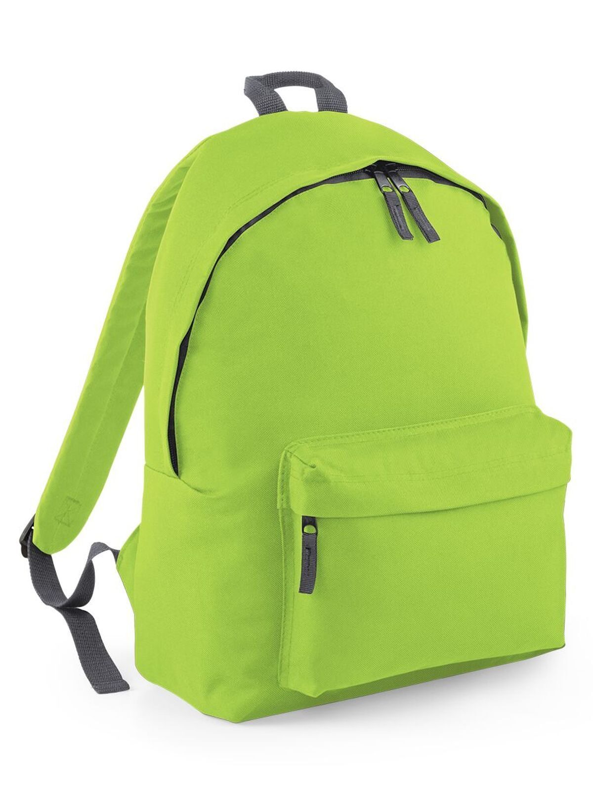 Original Fashion Backpack Herren Tasche / Rucksack – Bag Base – Farbe lime green/graphite grey – individuell veredelbar