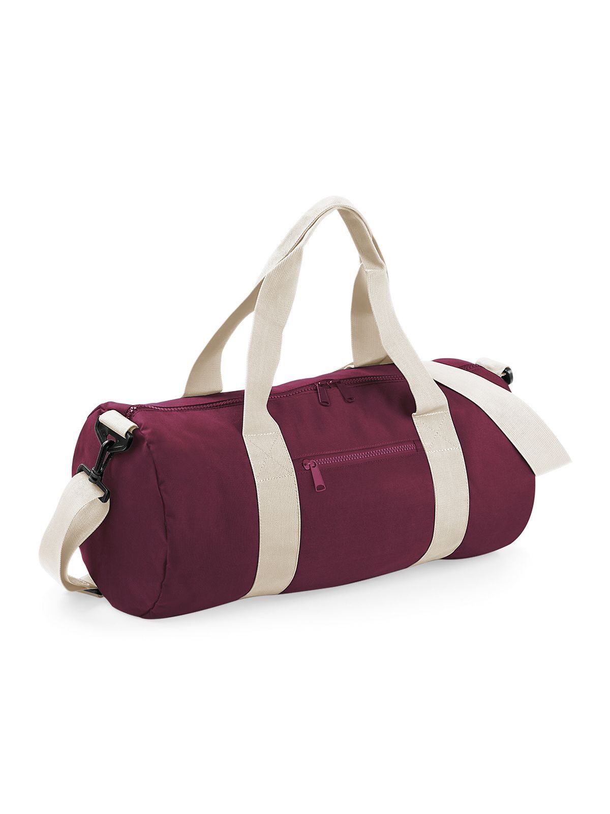 Original Barrel Bag Herren Tasche / Rucksack – Bag Base – Farbe burgundy/off white – individuell veredelbar