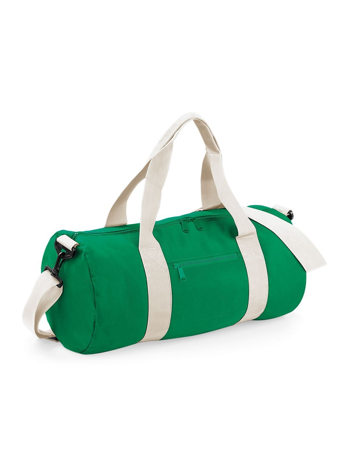 Original Barrel Bag Herren Tasche / Rucksack – Bag Base – Farbe kelly green/off white – individuell veredelbar