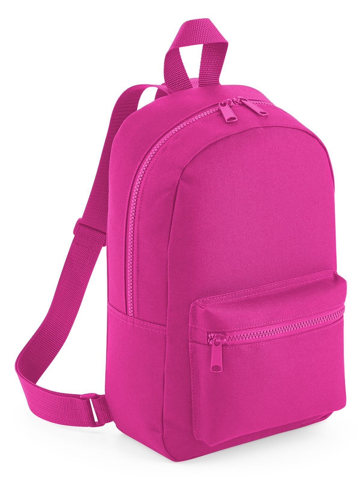 Mini Essential Fashion Backpack Herren Tasche / Rucksack – Bag Base – Farbe Fuchsia – individuell veredelbar