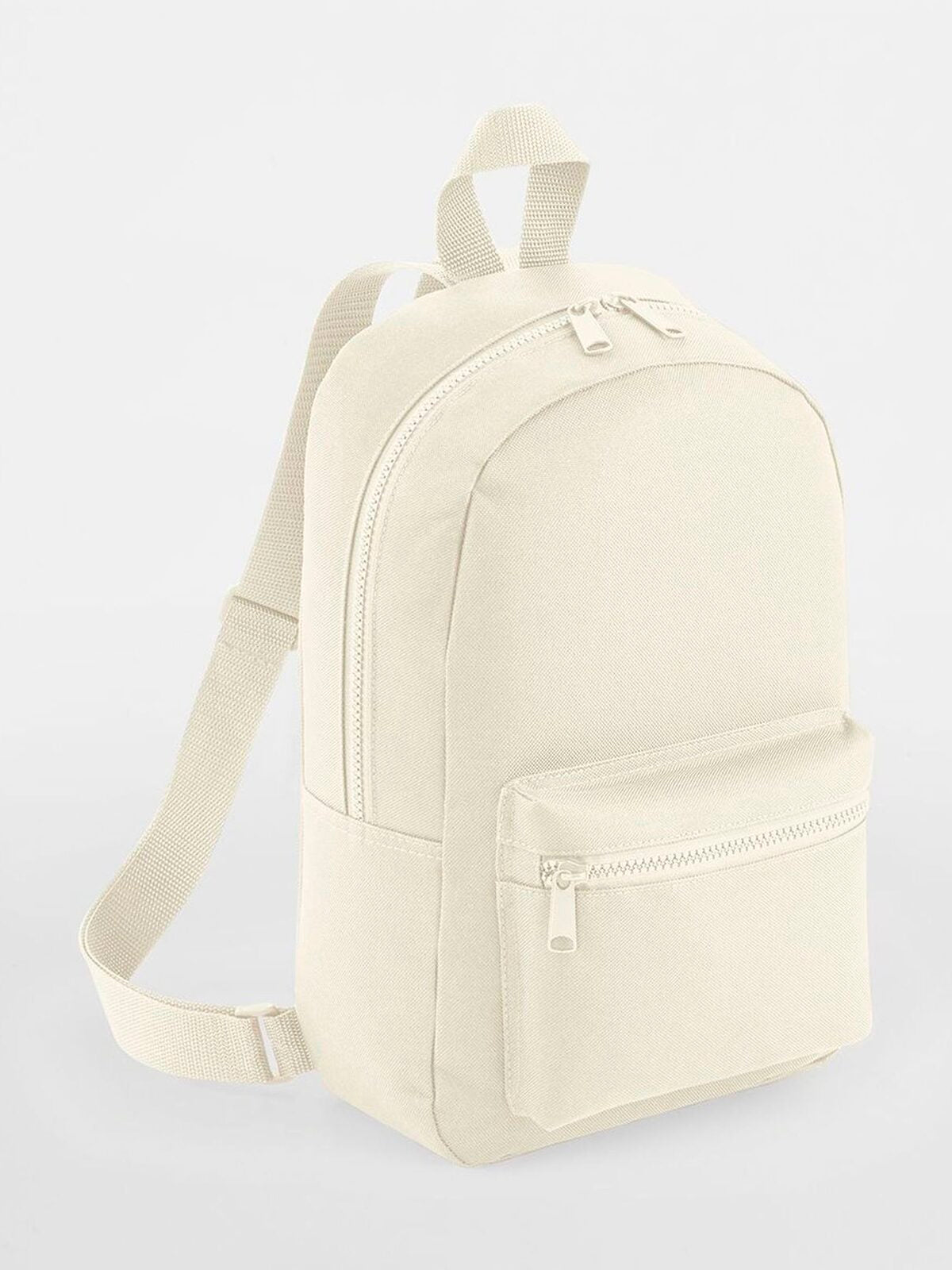 Mini Essential Fashion Backpack Herren Tasche / Rucksack – Bag Base – Farbe Natur – individuell veredelbar
