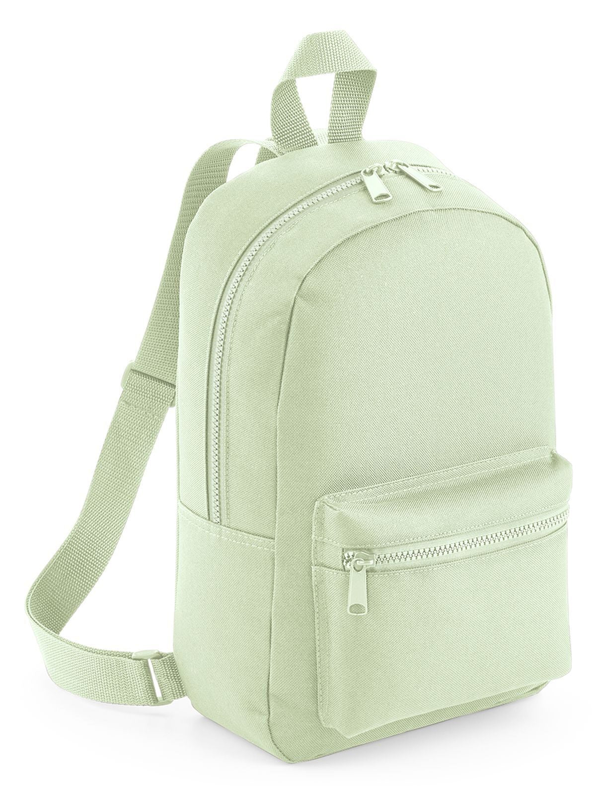 Mini Essential Fashion Backpack Herren Tasche / Rucksack – Bag Base – Farbe pistachio – individuell veredelbar