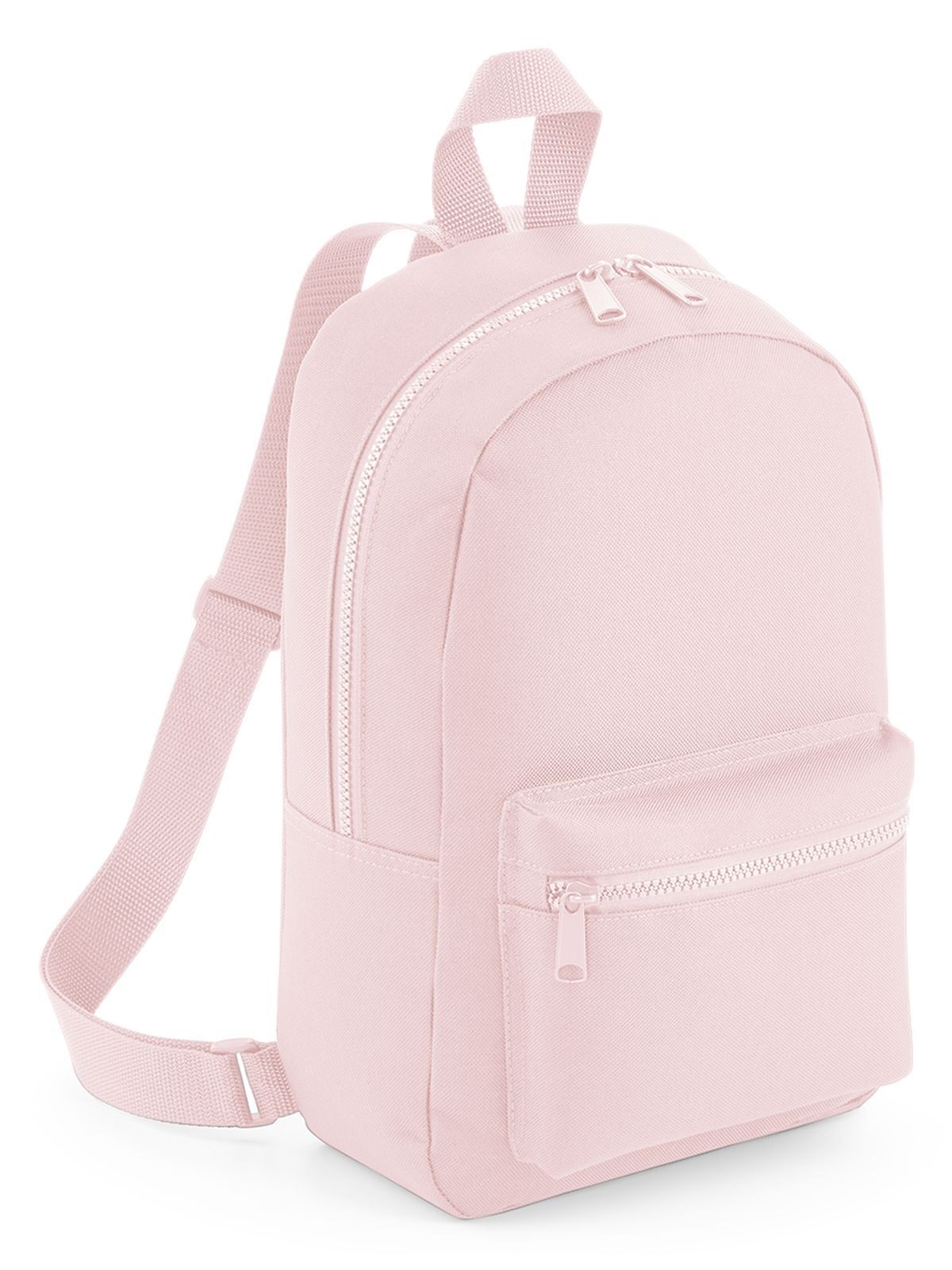 Mini Essential Fashion Backpack Herren Tasche / Rucksack – Bag Base – Farbe powder pink – individuell veredelbar
