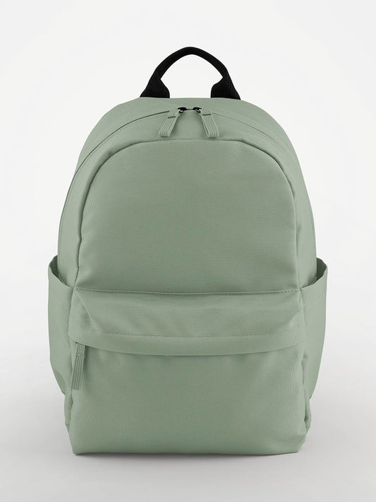 Premium Recycled Mini Backpack Herren Tasche / Rucksack – Bag Base – Farbe dusty green – individuell veredelbar