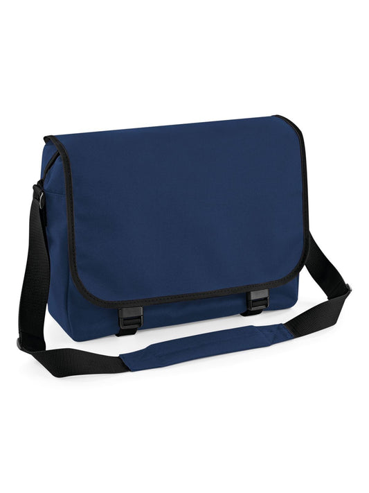 Messenger Bag Herren Tasche / Rucksack – Bag Base – Farbe french Navy – individuell veredelbar