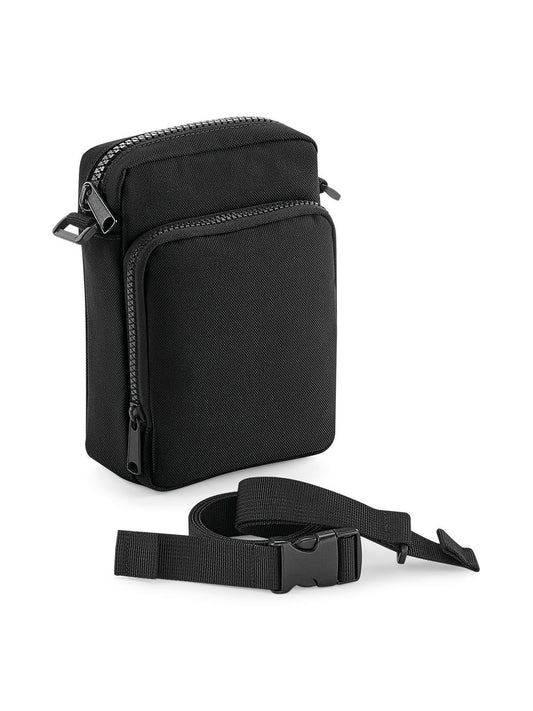 Modulr 1 Litre Multipocket Herren Tasche / Rucksack – Bag Base – Farbe Schwarz – individuell veredelbar
