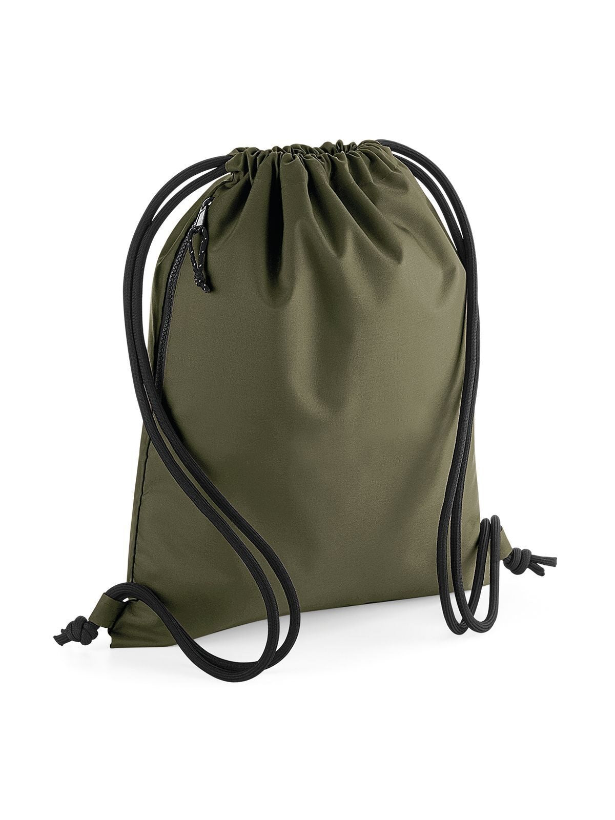 Recycled Gymsac Herren Tasche / Rucksack – Bag Base – Farbe military green – individuell veredelbar